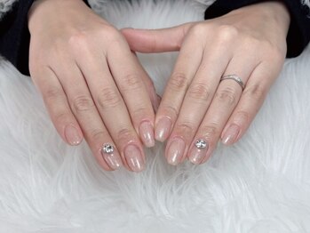 シャトンネイル 春日井味美店(chaton nail)の写真/<自分史上最高の指先へ>手元に自然と馴染む柔らかなシンプルdesign◇+゜【Hand定額コース¥4800~】