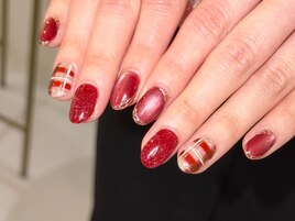 うるまぐ×チェックネイル