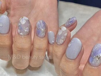 エムアンドディビューティサロン 銀座店(M&D)/梅雨ネイル