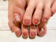ネイルアルケー(Nail ARCHE)/天然石フットネイル