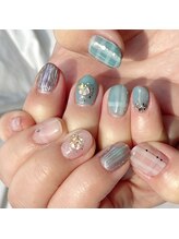 プリズムネイル(Prism Nail)/ギンガムチェック