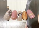 【チェックネイル】