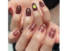 ビューティマーケット アングゥ(BEAUTY MARKET ungu)/ボルドー×チェック