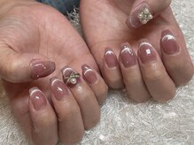レアネイル 新宿(le'a nail)/マグネットフレンチ