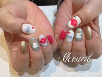 アクイユ 銀座店(ACCUEIL)/お正月ネイル