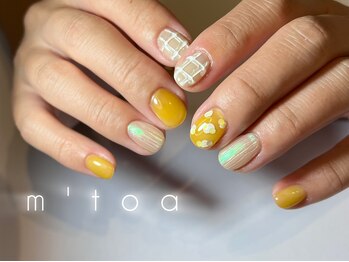 ムートア(m'toa)/定額デザイン/フィルイン