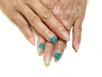 アクイユ 銀座店(ACCUEIL)/夏ネイル