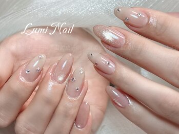 ルミネイル 池袋東口サンシャイン店(Lumi Nail)の写真/【オフィスでも日常でも映えるシンプルワンホンネイル☆】ワンカラーもマグネットネイルも理想の仕上がり♪
