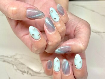 はあとねいる 河内永和店の写真/【東大阪/河内永和駅】 大人気のニュアンスネイル～繊細なアートデザインまで豊富なデザインがALL ¥4400★