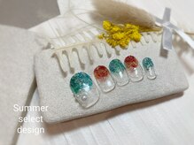 ブレス 仙台駅前本店(BLESS)/弾ける夏☆煌びやかインクネイル