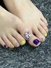 【FOOTジェル】持ち込みデザイン何でもOK！¥7700