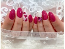 リュバンネイル(Ruban nail)/バレンタインハートデザイン