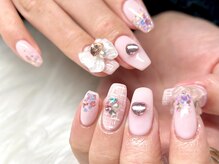 チャーピーネイル(CHIRPY NAIL)/定額B*ピンク*ツイード