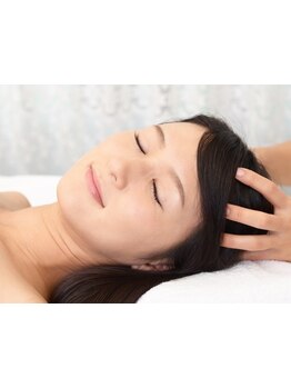 ヘッドスパで癒されたい