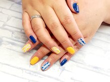 オルタンシア(Ortensia)/お月見ネイル