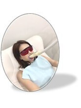 セルフダック いわき小名浜店(SELFDUCK)/◇サングラスを掛けて照射開始