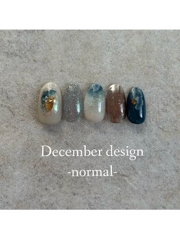 エトワールネイル 高崎筑縄町店(Etoile nail)/24年12月ノーマルハンド定額