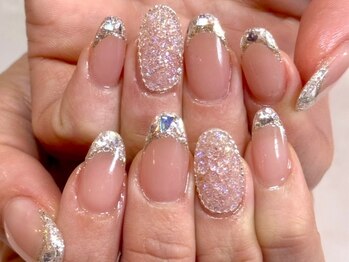 プリモ(PRIMO)/ガラスフレンチとピクシーネイル