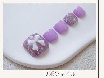 プレンティー 北千住西口店(plenty)/リボンネイル