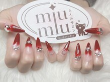 ミュウミュウ(miumiu)/冬×大人可愛いネイル