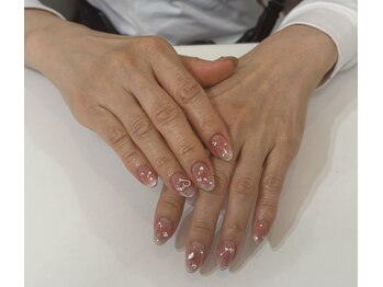 ミッシュネイル(mish nail)/”人気”チーク×マグフレンチ