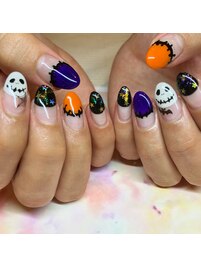 ハロウィンネイル