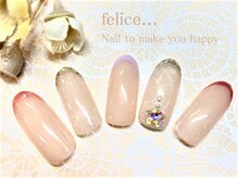 ネイルサロン フェリーチェ(felice)/【定額ネイル】¥7980
