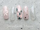 大人かわいいネイル　￥7980