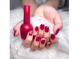 ワンカラー/VALLA/ワインレッド