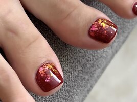 ボルドー×オーロラフレーク