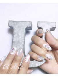 ドライフラワーネイル