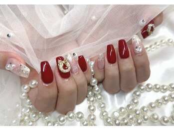 アンジュ(Ange)/【Rika】クリスマスネイル