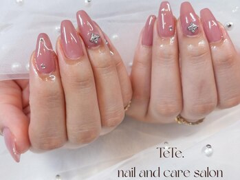 テテ(TeTe.)の写真/ワンカラー/マグネット/ガラス・ミラーフレンチ/ワンホンなどご希望のデザインを丁寧にお作りします♪