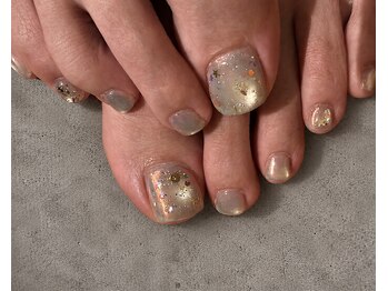 アサンタネイル(Asante nail)の写真/足元から夏を楽しむ♪サンダル映えするフットネイル