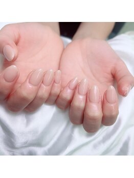 アートネイル ギャラリー(Art nail Gallery)/ちゅるん感たっぷりヌーディー