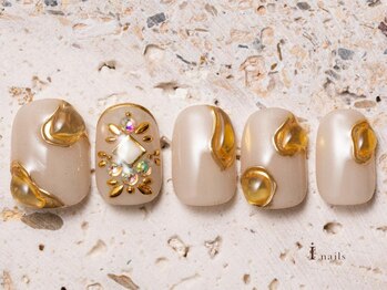 アイネイルズ 吉祥寺店(I nails)/ぷっくりミラー