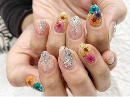 押し花ネイル♪