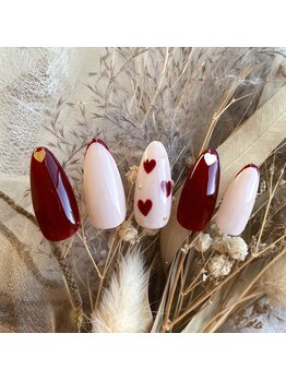 2月キャンペーンネイル