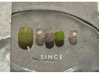 シンス(Since)/4月foot monthly design