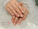 ラメグラデーションネイル