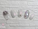 大人可愛い定額ネイル￥7800