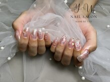 ユーネイル(YW nail)/ワンカラー＋マグネット＋パーツ