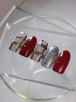 定額【チェックネイルコース】