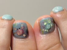 カラ ネイル 中津店(calla nail)の雰囲気（【パラジェル】自爪に優しい最高級ジェルを使用 / フットネイル）
