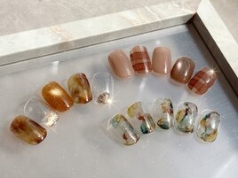 秋限定＊定額シンプルネイル