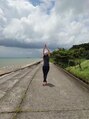 サロン ポノ(pono)&nbsp;解放感のある外ヨガが最高です♪ヨガポーズをとりがち..