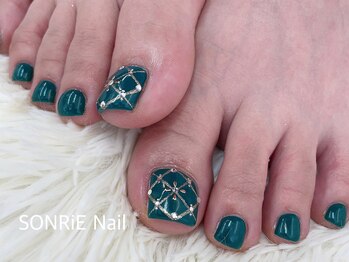 シンプルフットネイル