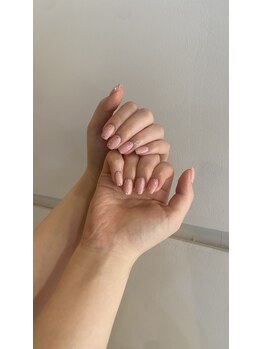Mネイルアンドカフェ シェレステ/ワンカラー × ストーン