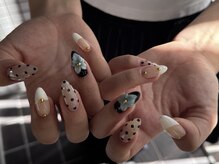 ゆびノさき +tennoji/キレイめ海外ネイル