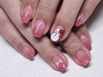 メルシー ネイル(mercii nail)/雪だるま